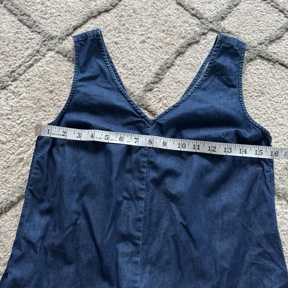 Able CHARVEE RELAXED JUMPSUIT 100% Lyocell blue chambray XS - Picture 7 of 12